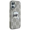 Karl Lagerfeld KLHCP16SHKLPKHK iPhone16 6.1 czarny/black hardcase IML Karl Head Electroplated